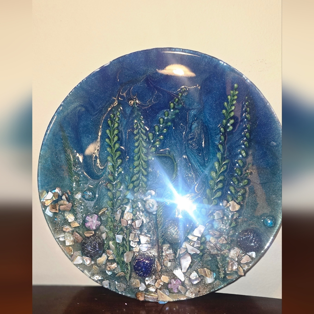 Resin underwater wall hanging